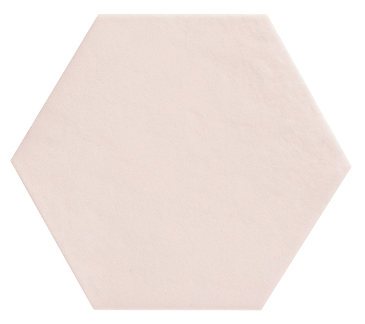 Outlet Lena Rosa - Outlet Matte 8" Hexagon | Glazed Extruded Porcelain | Floor/Wall Tile