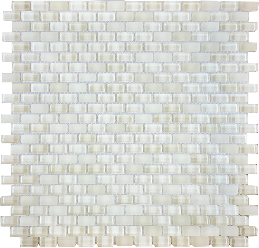 Lightstream Haze Mixed Brick Blend Mosaic | Glass | Wall Mosaic