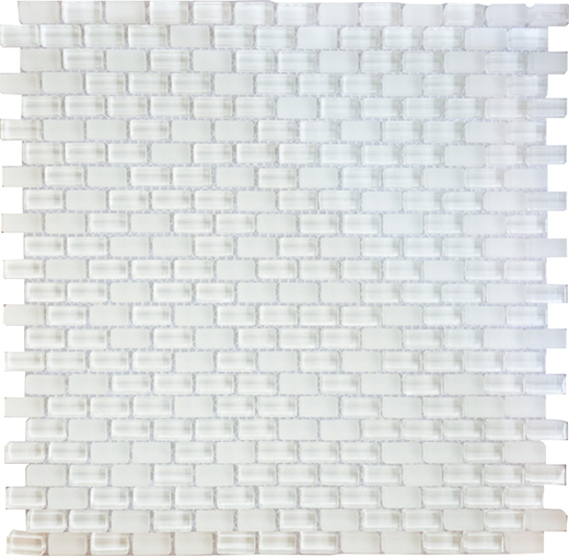 Lightstream Mist Mixed Brick Blend Mosaic | Glass | Wall Mosaic