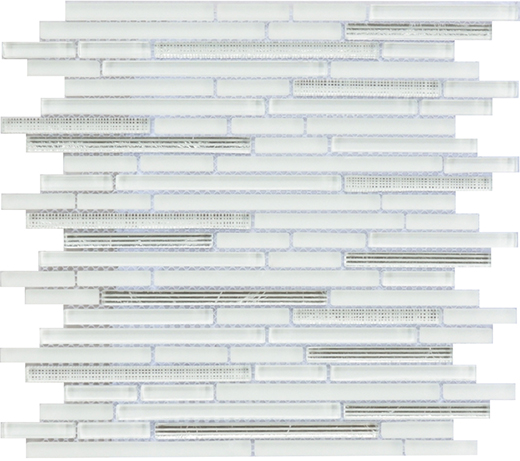 Lightstream Mist Mixed Stick Mosaic | Glass | Wall Mosaic