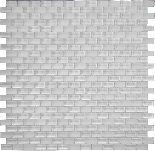 Lightstream Smoke Mixed Brick Blend Mosaic | Glass | Wall Mosaic