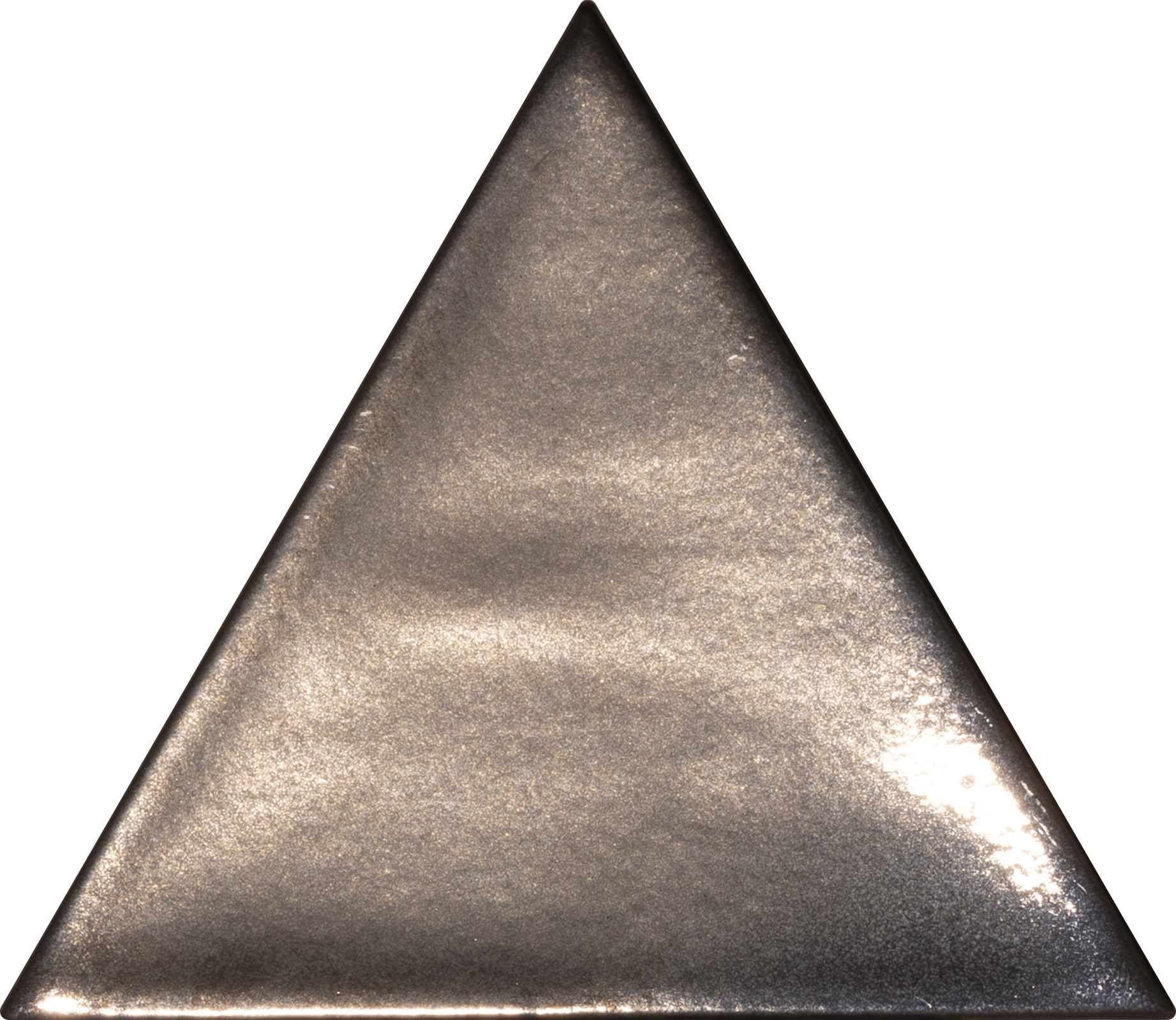 Link Bronzo Metal 5.2"X4.5" Triangle | Ceramic | Wall Tile
