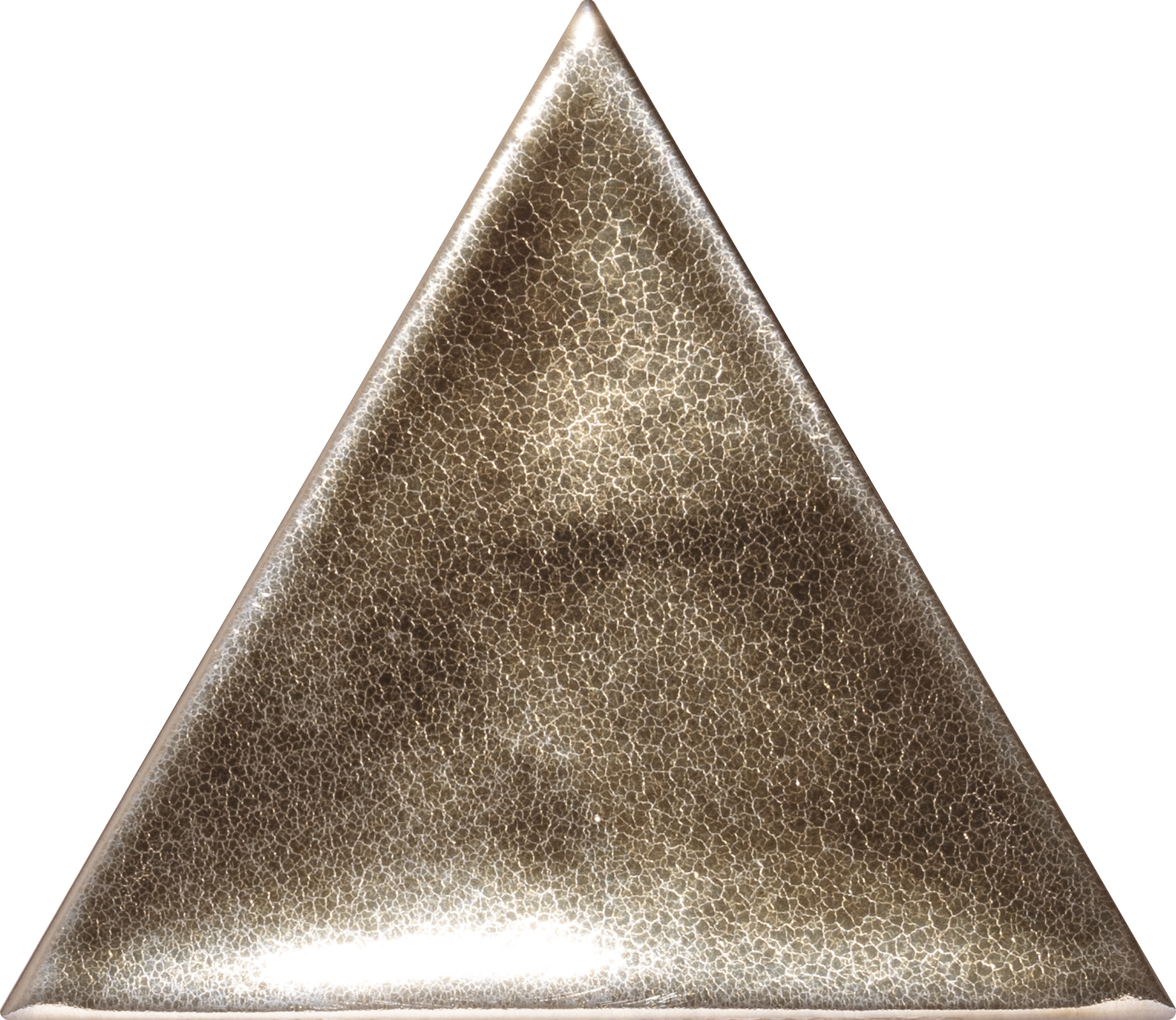 Link Oro Metal 5.2"X4.5" Triangle | Ceramic | Wall Tile