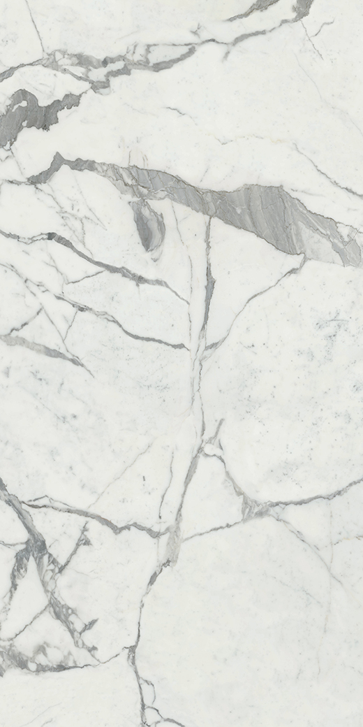 Livorno Collection Slabs White Statuario Polished 120"x60 | Color Body Porcelain | Slab