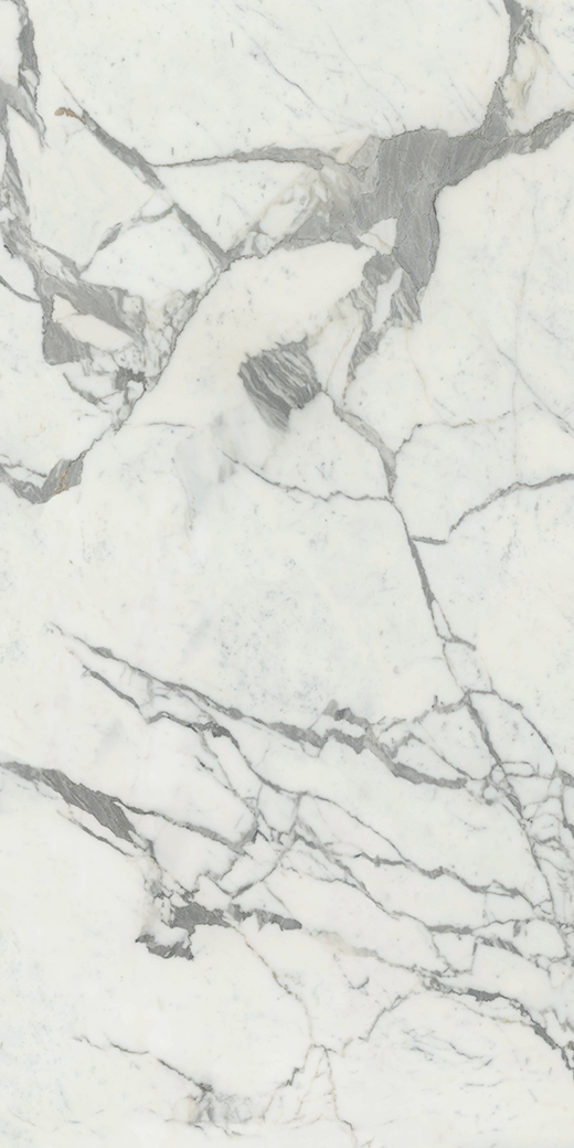 Livorno White Statuario Polished 30"X60" 6mm | Color Body Porcelain | Floor/Wall Tile