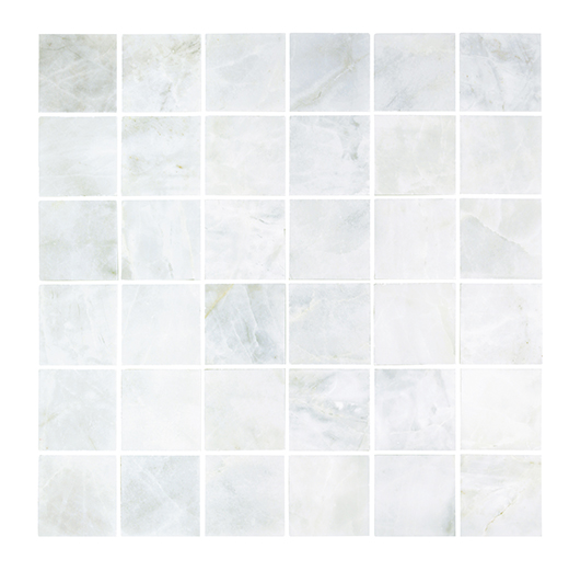Lotus White Polished 2"x2" | Marble | Floor/Wall Mosaic