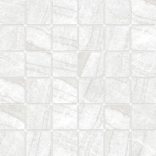 Magari Taj White Matte 2"X2" | Porcelain | Floor/Wall Mosaic