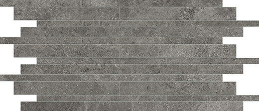 Majesty Antracite Natural 12"x12" Muretto Mosaic Sheet | Glazed Porcelain | Floor/Wall Mosaic