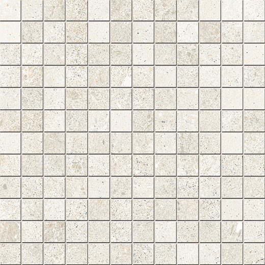 Majesty Avorio Natural 1"x1" (12"x12" Mosaic Sheet) | Glazed Porcelain | Floor/Wall Mosaic