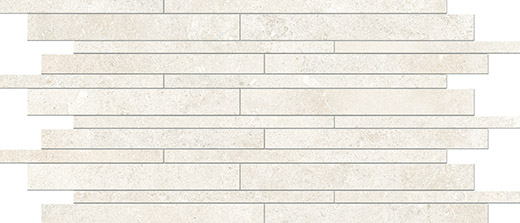 Majesty Avorio Natural 12"x12" Muretto Mosaic Sheet | Glazed Porcelain | Floor/Wall Mosaic