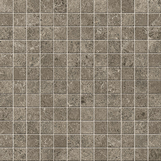 Majesty Tabacco Natural 1"x1" (12"x12" Mosaic Sheet) | Glazed Porcelain | Floor/Wall Mosaic