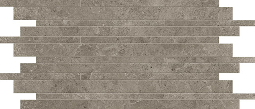 Majesty Tabacco Natural 12"x12" Muretto Mosaic Sheet | Glazed Porcelain | Floor/Wall Mosaic