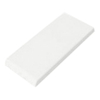 Outlet Manhattan White Matte 3"x6" Short Bullnose | Ceramic | Trim