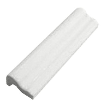 Outlet Manhattanville White Matte 2"x6" Chair Rail | Ceramic | Trim
