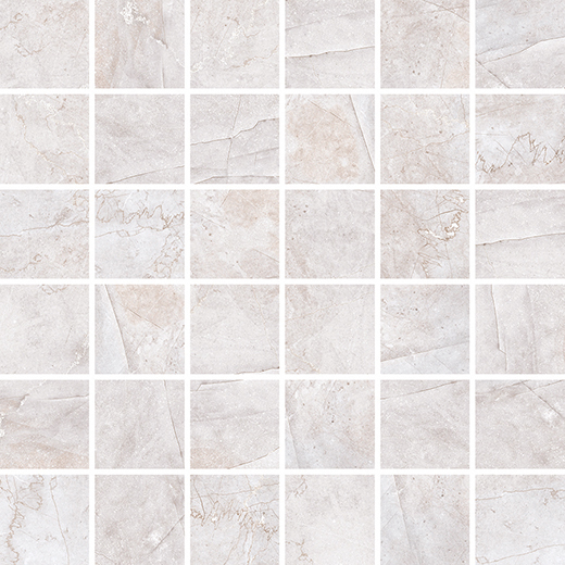 Outlet Mara Grigio Matte 2"X2" Mosaic | Glazed Porcelain | Floor/Wall Mosaic