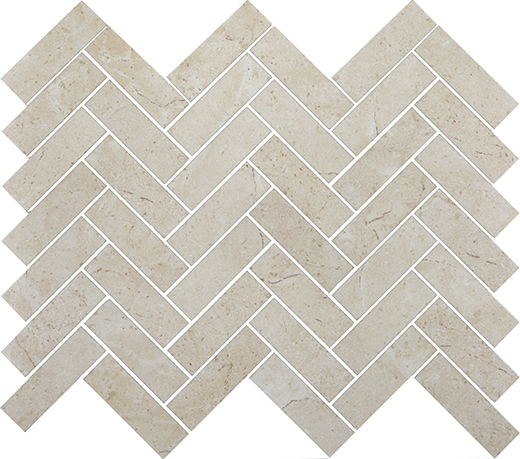 Marcel Enticing Dream Polished 1"x3" Herringbone | Porcelain | Floor/Wall Mosaic