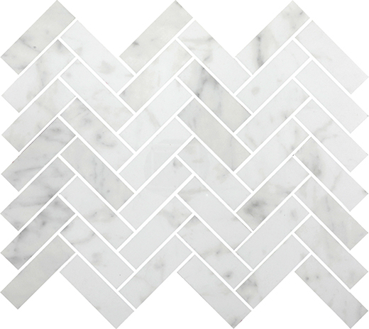 Marcel Perfectly Natural Polished 1"x3" Herringbone | Porcelain | Floor/Wall Mosaic