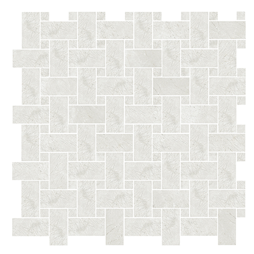 Marcel Royal Stone Carved Basketweave Mosaic | Porcelain | Floor/Wall Mosaic