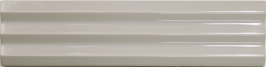Match Ash Glossy 2.5"x10" Angled Ash | Ceramic | Wall Dimensional