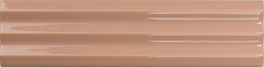 Match Tan Glossy 2.5"x10" Angled Tan | Ceramic | Wall Dimensional