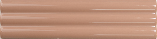 Match Tan Glossy 2.5"x10" Curved Tan | Ceramic | Wall Dimensional