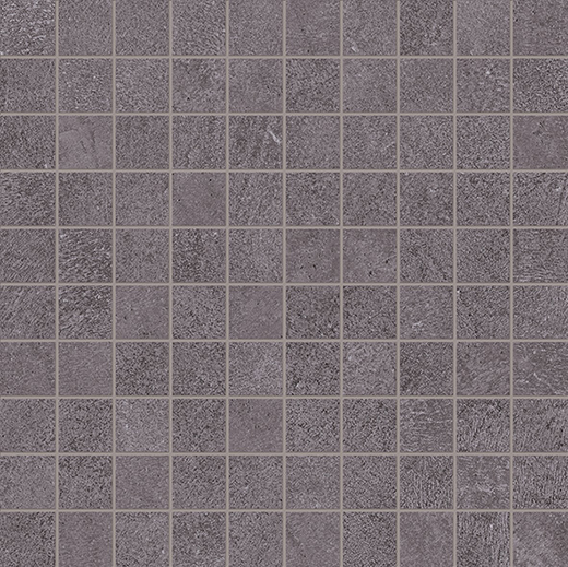 Materia Antracite Matte 1"x1" Mosaic (12"x12" Sheet) | Glazed Porcelain | Floor/Wall Mosaic