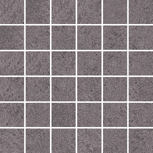 Materia Antracite Matte 2"x2" Mosaic (12"x12" Sheet) | Glazed Porcelain | Floor/Wall Mosaic