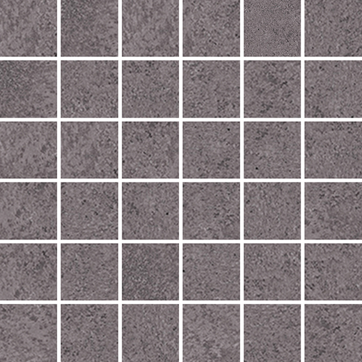 Materia Antracite Matte 2"x2" Mosaic (12"x12" Sheet) | Glazed Porcelain | Floor/Wall Mosaic