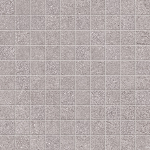 Materia Cenere Matte 1"x1" Mosaic (12"x12" Sheet) | Glazed Porcelain | Floor/Wall Mosaic