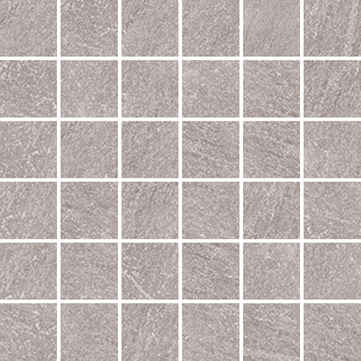 Materia Cenere Matte 2"x2" Mosaic (12"x12" Sheet) | Glazed Porcelain | Floor/Wall Mosaic