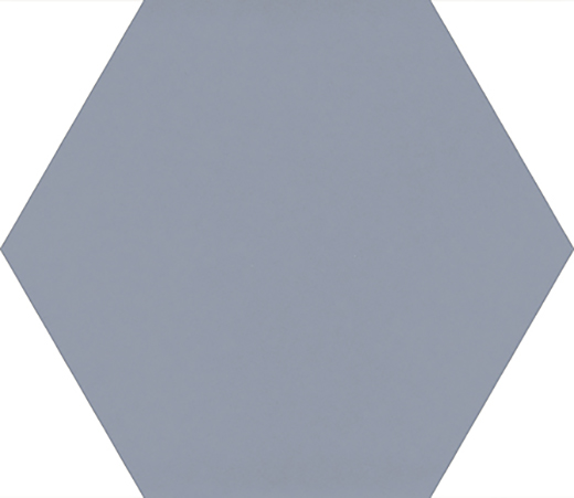 Materia Cielo Matte 8"x7" Hexagon Matte Cielo | Glazed Porcelain | Floor/Wall Hexagon