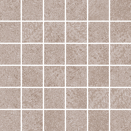 Materia Fango Matte 2"x2" Mosaic (12"x12" Sheet) | Glazed Porcelain | Floor/Wall Mosaic