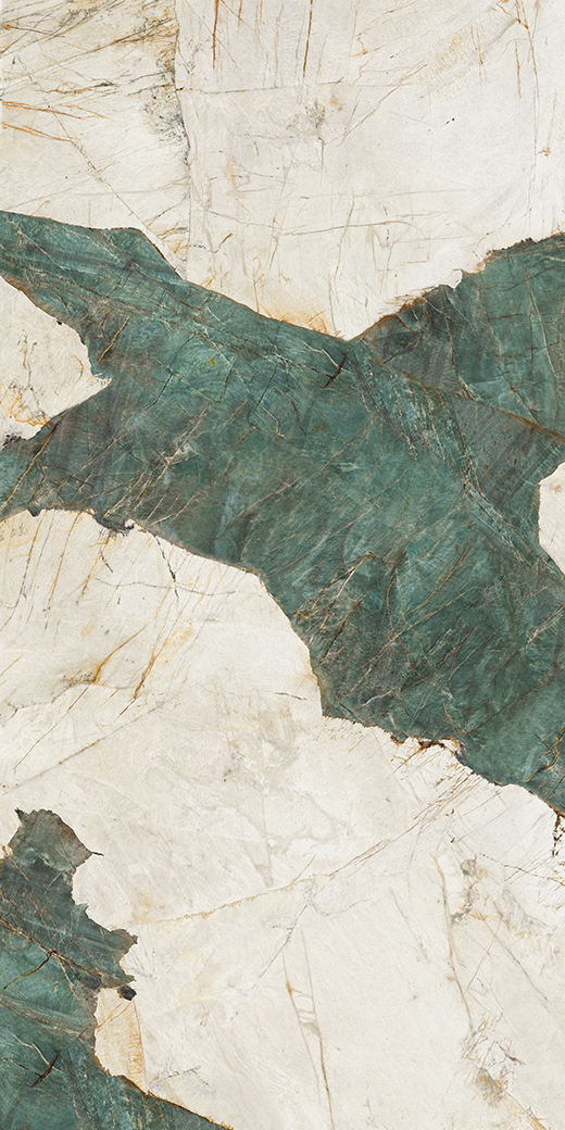 Maximus Aqua Polished 63"x126" Bookmatch B | Color Body Porcelain | Slab