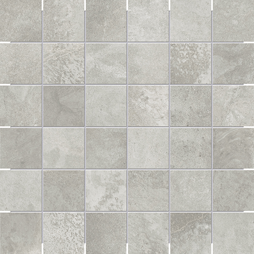 Metal Experience Lithium Matte 2"x2" Mosaic | Color Body Porcelain | Floor/Wall Mosaic