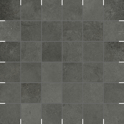 Metal Experience Oxide Matte 2"x2" Mosaic | Color Body Porcelain | Floor/Wall Mosaic