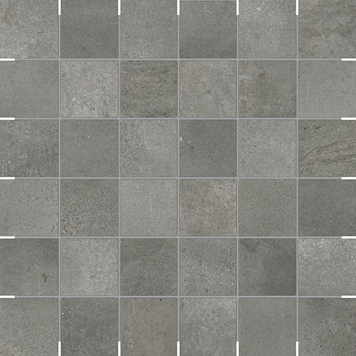 Metal Experience Titanium Matte 2"x2" Mosaic | Color Body Porcelain | Floor/Wall Mosaic