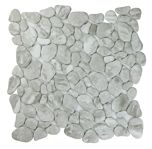 Micro Crystal Pebbles Latte Matte Pebbles Mosaic | Glass | Floor/Wall Mosaic