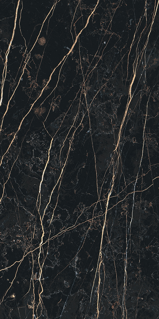 Milano Collection Slabs Thunder Night Polished 126"x63" 6mm | Color Body Porcelain | Slab