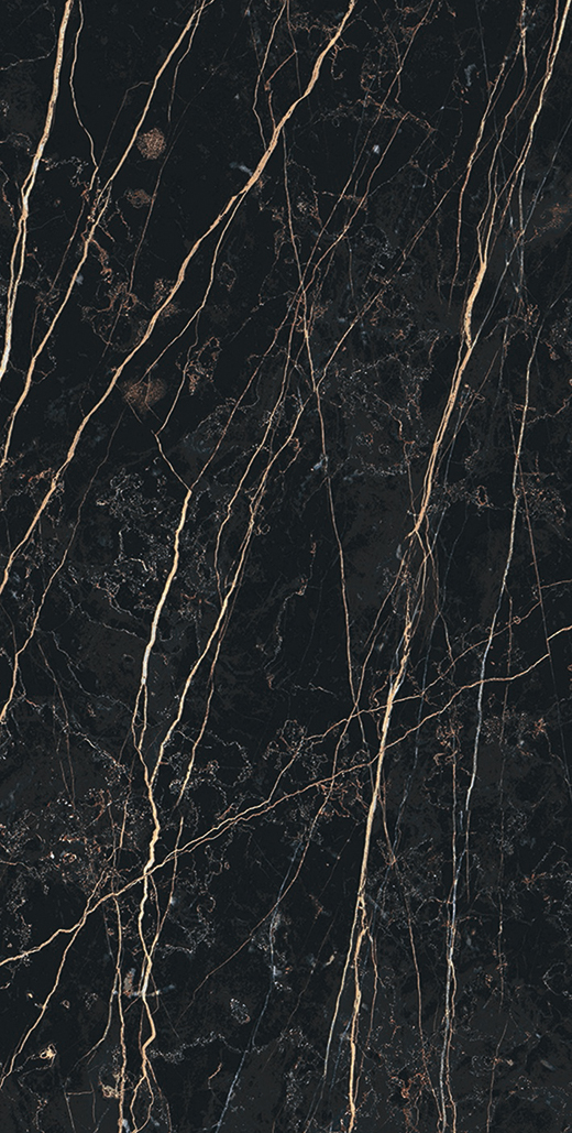 Milano Collection Slabs Thunder Night Polished 48"x95" 6mm | Color Body Porcelain | Slab