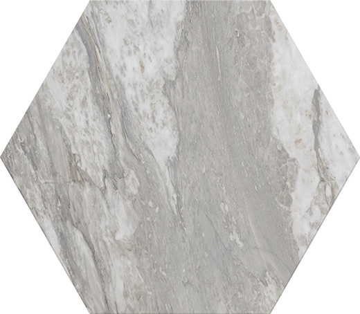 Outlet Monaco Bardiglio Matte 11" Hexagon | Glazed Porcelain | Floor/Wall Tile