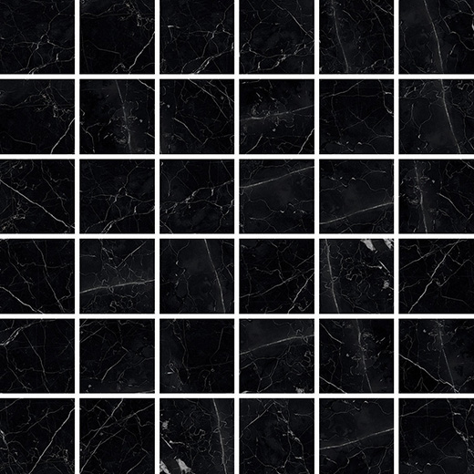 Outlet Monochrome St Laurent Polished 2"x2" Mosaic | Color Body Porcelain | Floor/Wall Mosaic