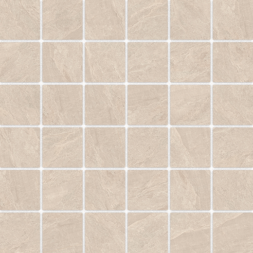Montauk Sand Matte 2"x2" Mosaic | Color Body Porcelain | Floor/Wall Mosaic