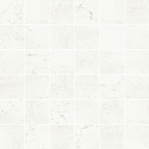 Montblanc Carrara Natural 2"x2" Mosaic | Color Body Porcelain | Mosaic