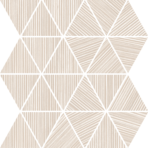 Monviso Jazz Natural Triangle Mosaic | Porcelain | Floor/Wall Mosaic