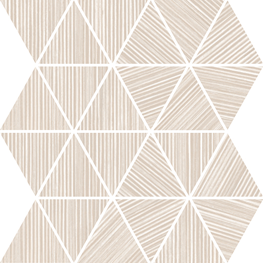 Monviso Jazz Natural Triangle Mosaic | Porcelain | Floor/Wall Mosaic