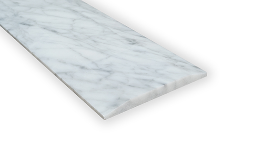 Natural Stone Carrara Marble Polished 6X36X5/8 Hollywood w/Double Bevel Carrara | Marble | Threshold