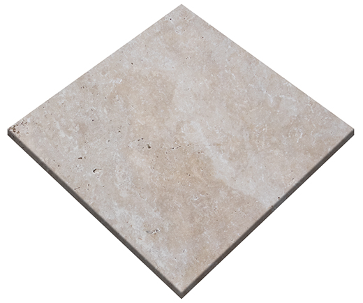 Natural Natural Tumbled 16"x16" 3cm Paver | Travertine | Outdoor Paver