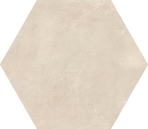 Oasis Alabaster Matte 10"x10" Hexagon | Glazed Porcelain | Floor/Wall