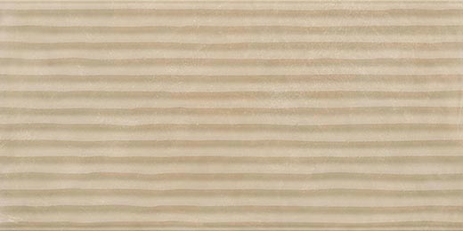Oasis Almond 12"x24" Fluted Deco | Glazed Porcelain | Wall Decorative