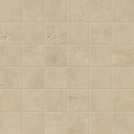Oasis Almond Matte 2"x2" Mosaic | Glazed Porcelain | Floor/Wall Mosaic